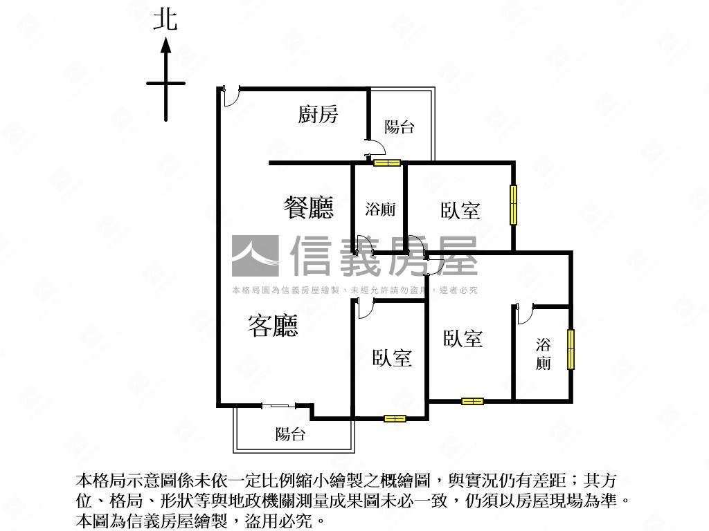 極光計畫優質三房房屋室內格局與周邊環境