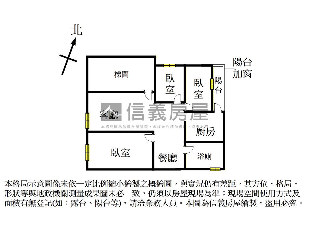 近大仁街˙方正３房美寓房屋室內格局與周邊環境