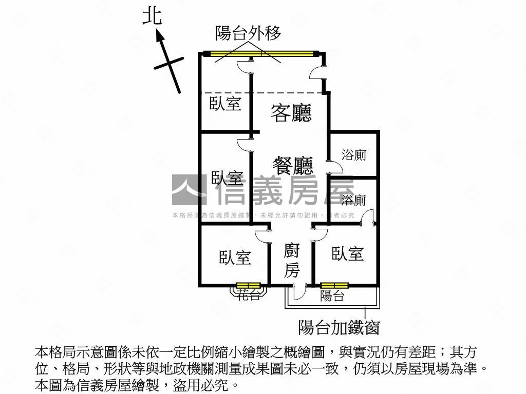 凱撒生活園邸四房車位房屋室內格局與周邊環境