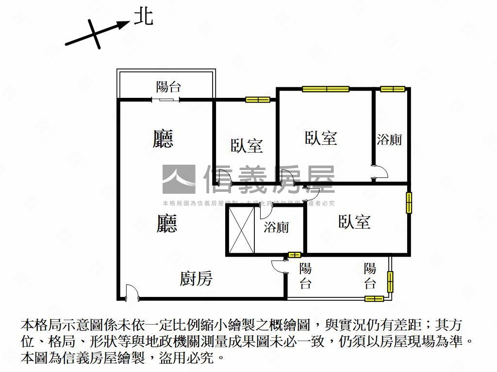 勝美欣邊間三房雙平車房屋室內格局與周邊環境