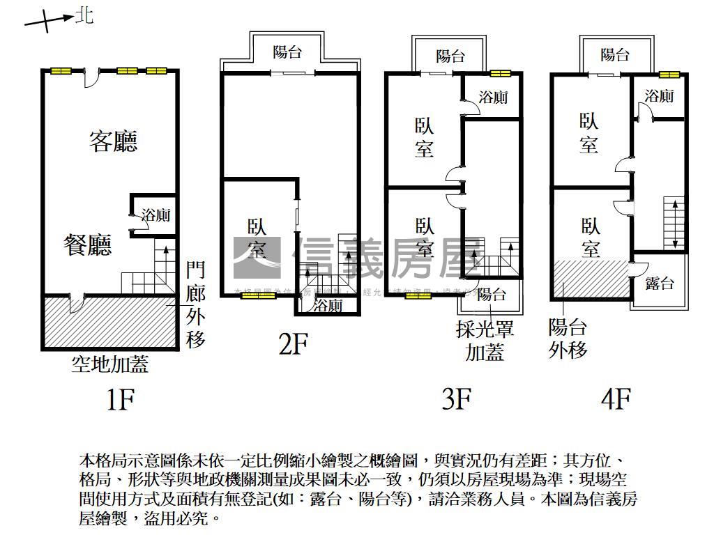ＬＭ燈會街路面透天房屋室內格局與周邊環境