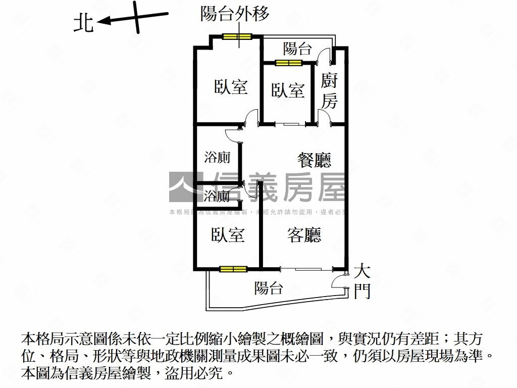 台北花城綠意三房車位房屋室內格局與周邊環境