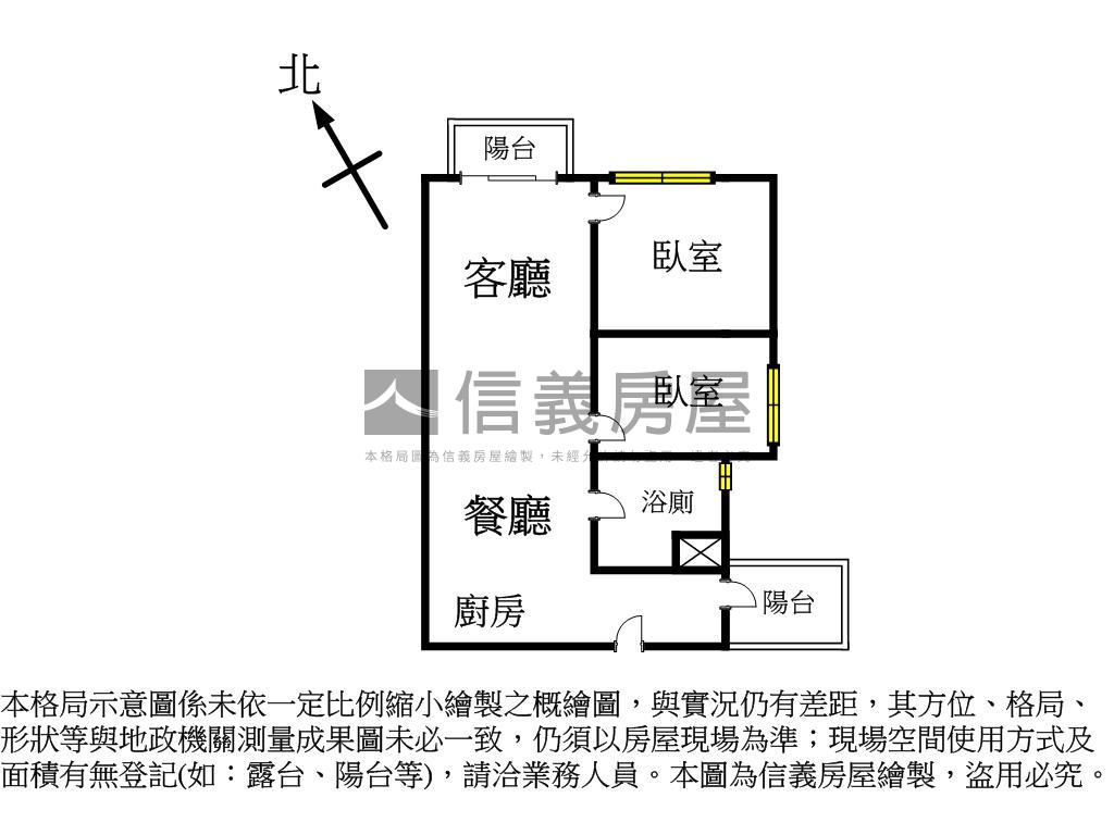 美！順天謙華渡假休閒二房房屋室內格局與周邊環境
