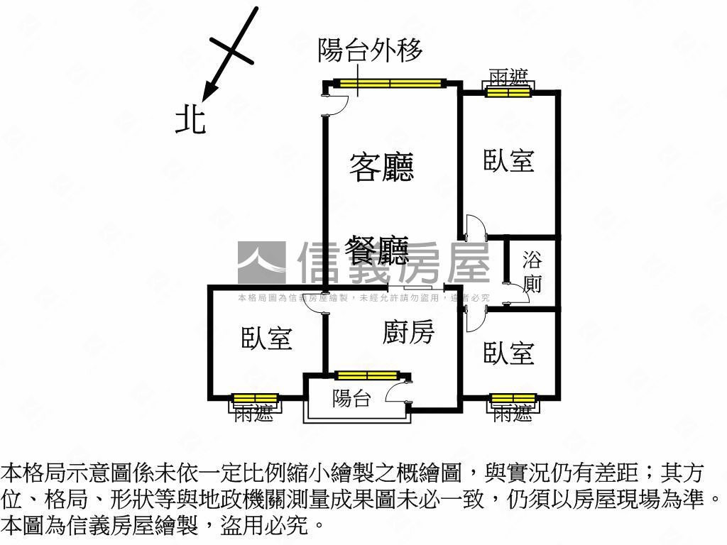 理想國。臻藏高樓三房車位房屋室內格局與周邊環境