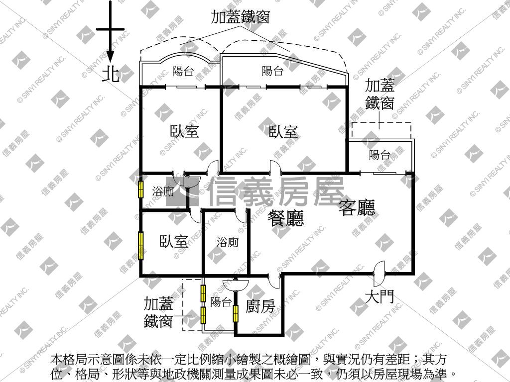 近中和捷運電梯三房－３房屋室內格局與周邊環境