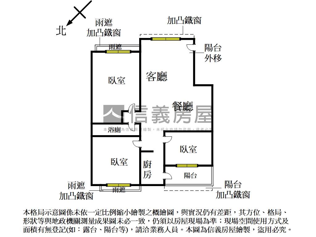 忠孝路華夏三房平面車位房屋室內格局與周邊環境