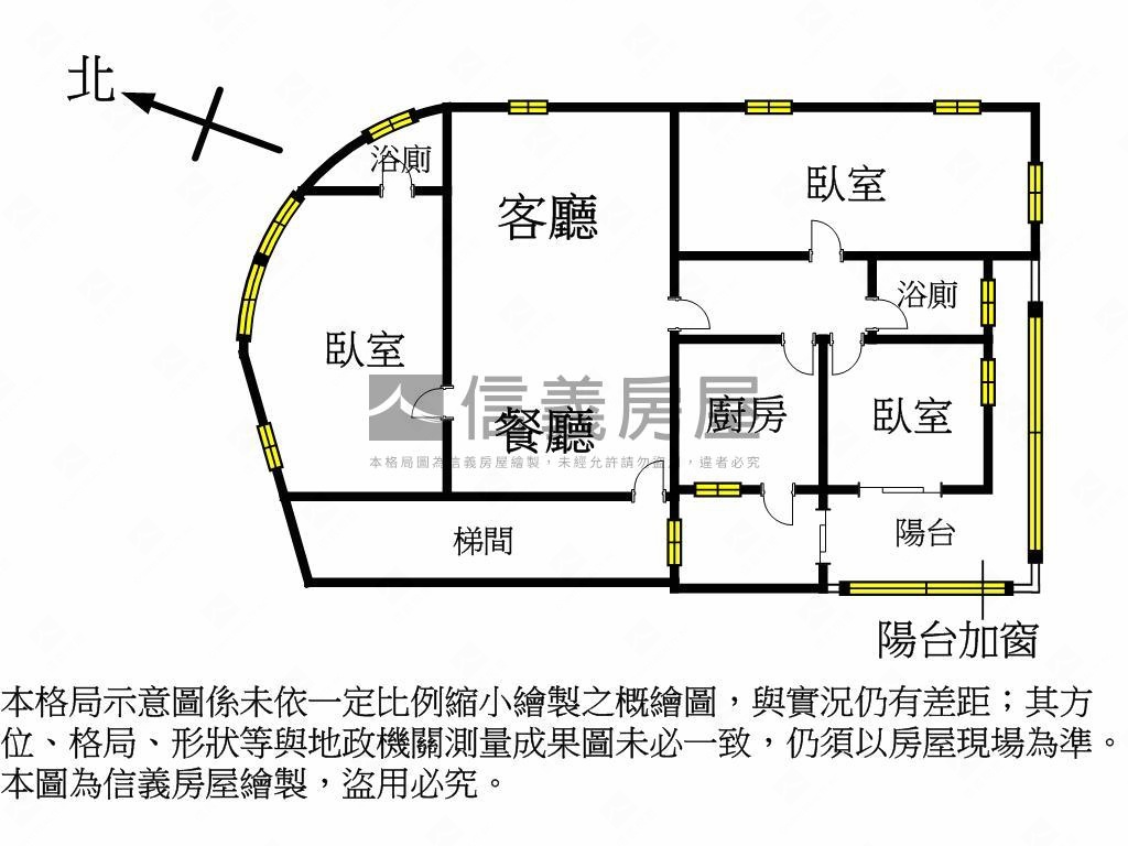 頂溪正中興街一層一戶３樓房屋室內格局與周邊環境