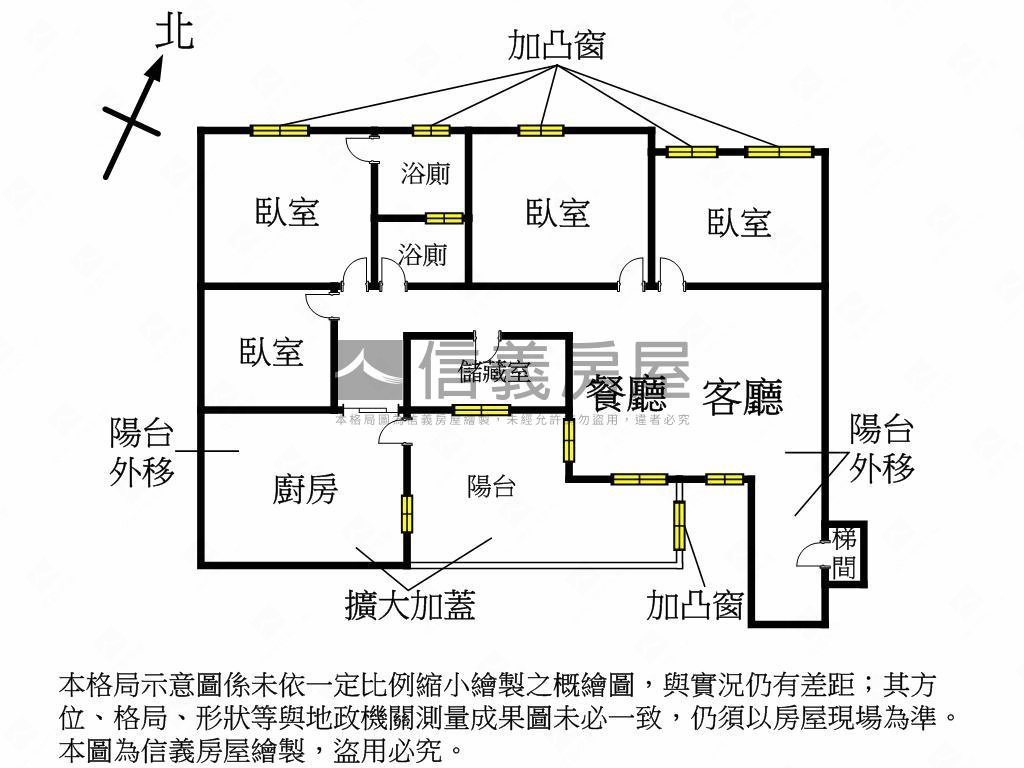 綠蔭公園旁傳家電梯四房房屋室內格局與周邊環境