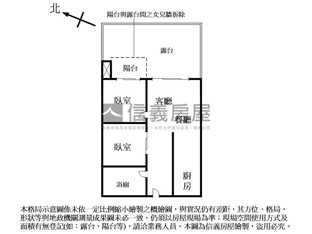 川普Ｇ３‧稀有２房房屋室內格局與周邊環境