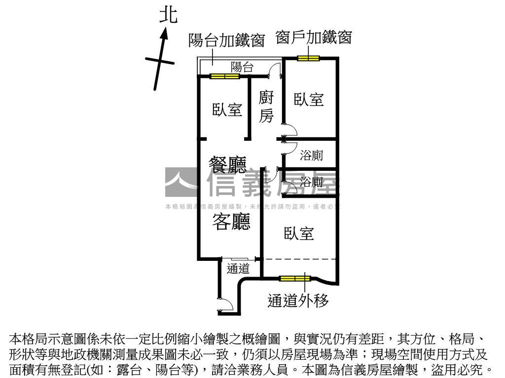 近衛武營三房平車房屋室內格局與周邊環境