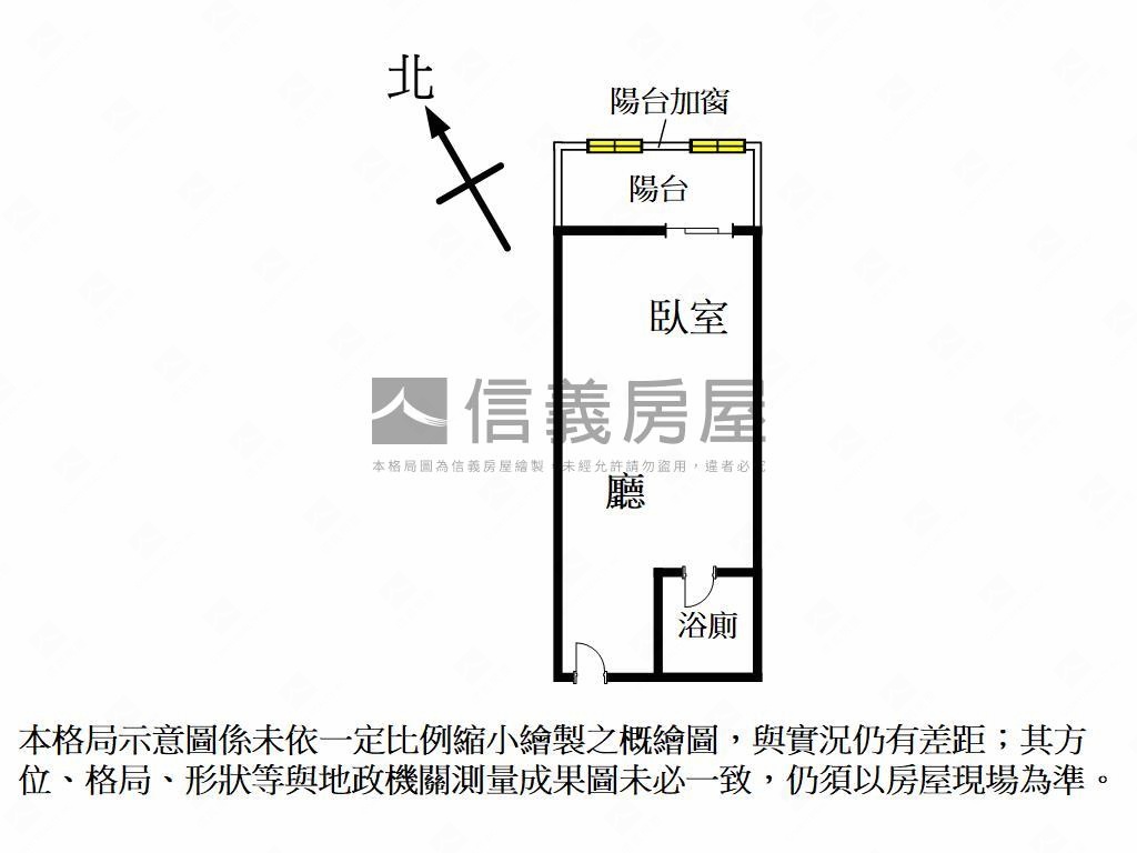 市政香榭漂亮一房房屋室內格局與周邊環境