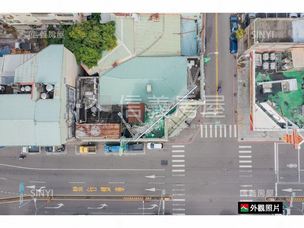 商二大面寬順向三角窗店面房屋室內格局與周邊環境