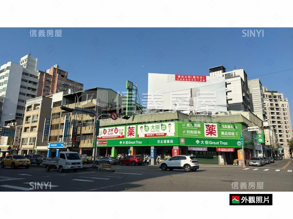 商二大面寬順向三角窗店面房屋室內格局與周邊環境