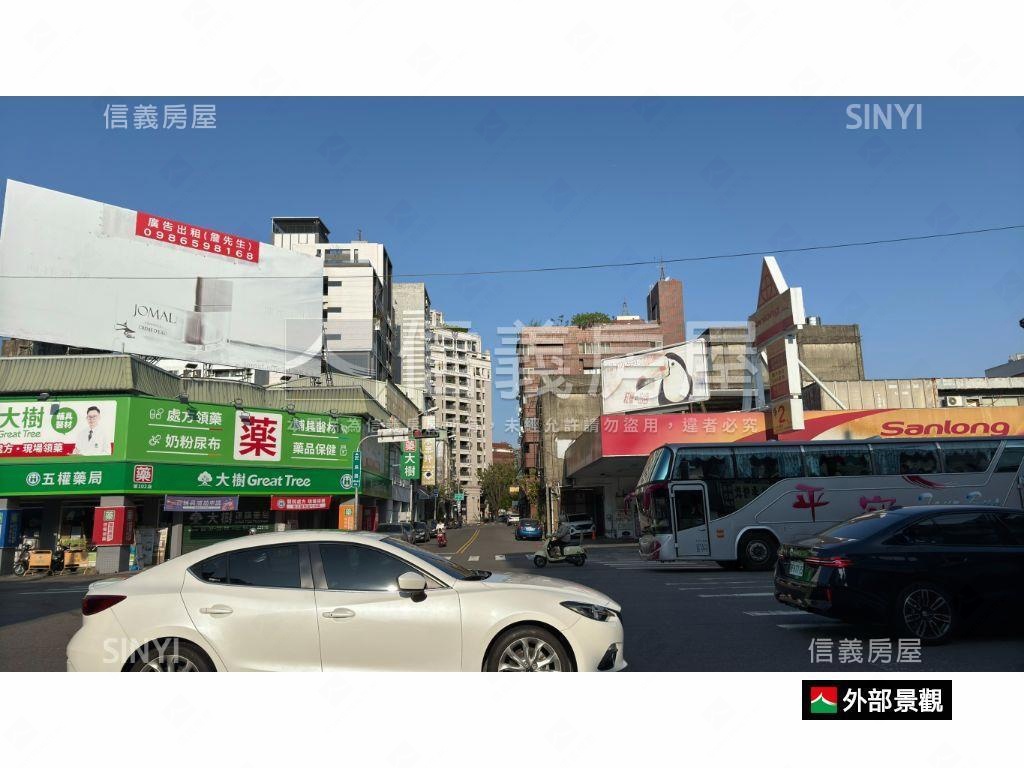 商二大面寬順向三角窗店面房屋室內格局與周邊環境