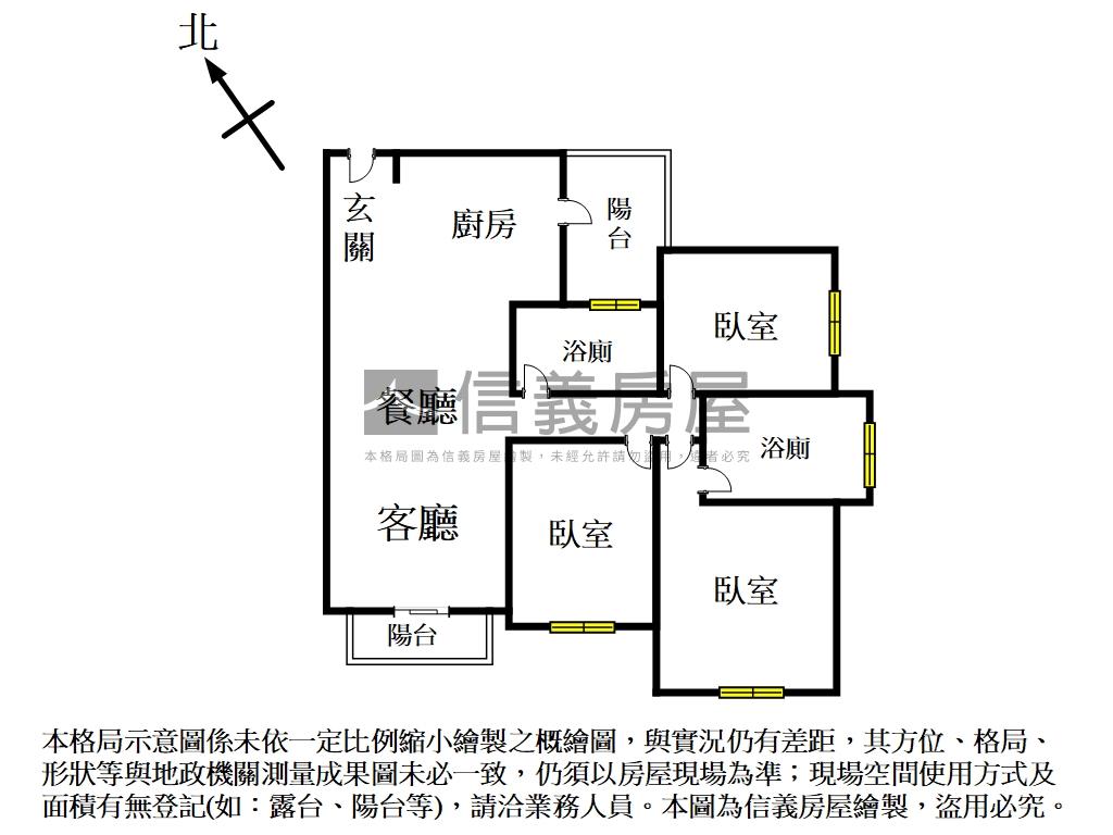 興大里美視野三房平車房屋室內格局與周邊環境