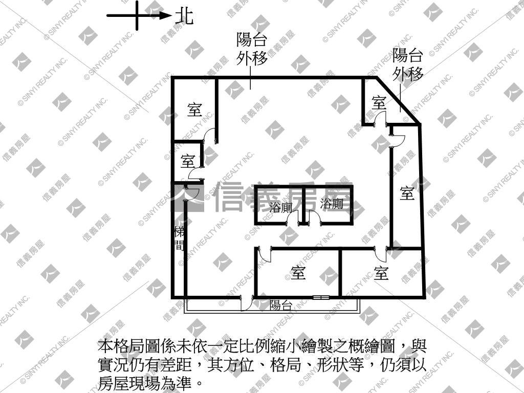 仁愛路三角窗大戶房屋室內格局與周邊環境