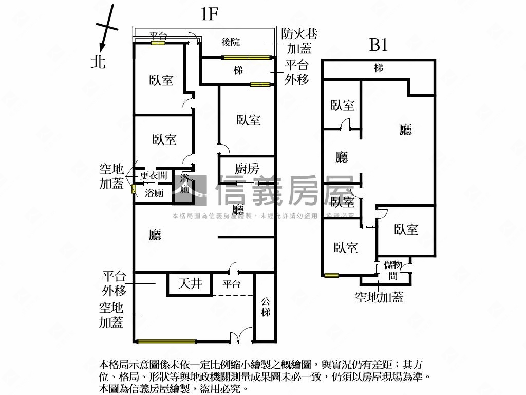 近森林公園庭院美邸房屋室內格局與周邊環境