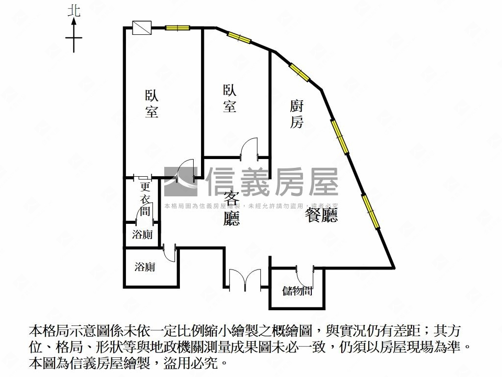 近勝利國小採光２房房屋室內格局與周邊環境