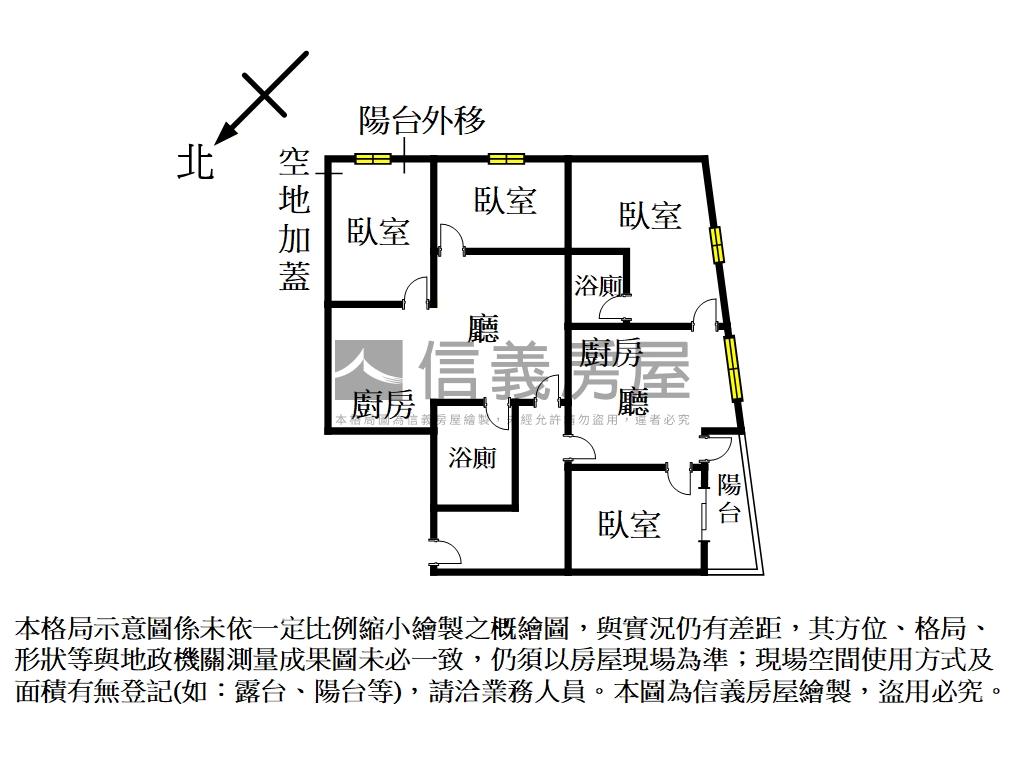三和國中捷運站四房電梯房屋室內格局與周邊環境