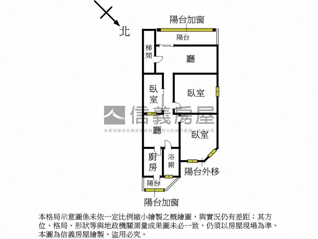 板橋萬大線低總價３房房屋室內格局與周邊環境