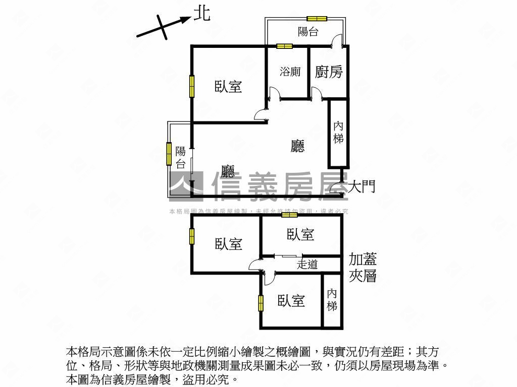 邊間電梯大樓附車位房屋室內格局與周邊環境