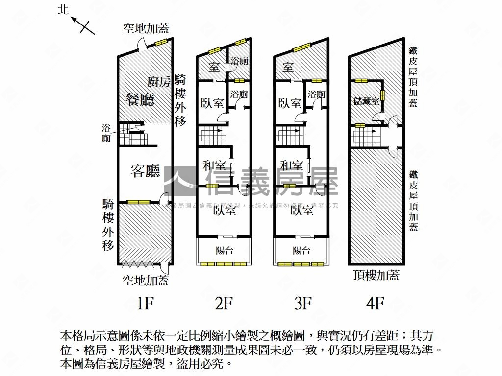 安平雙城計畫前後臨路透天房屋室內格局與周邊環境