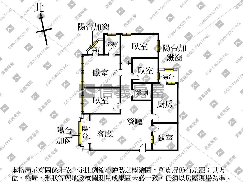 中正學區電梯管理邊間五房房屋室內格局與周邊環境