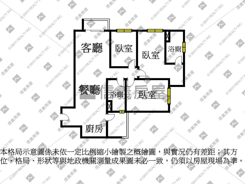 春福安安三面採光優質宅房屋室內格局與周邊環境