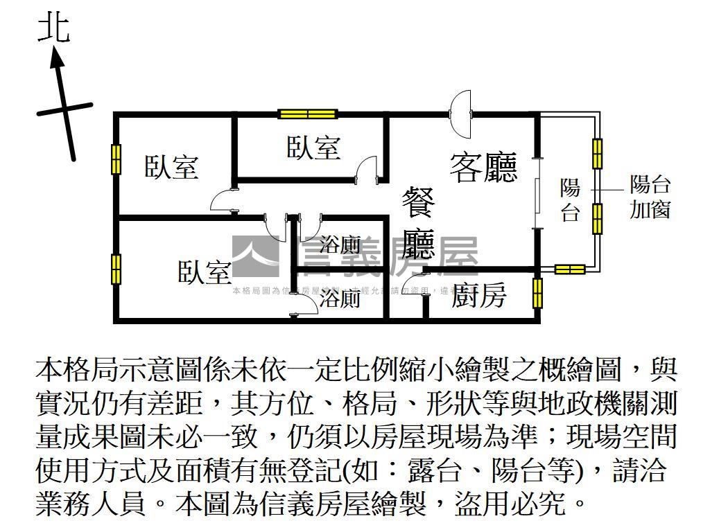 牛頓黃金樓層美三房平車房屋室內格局與周邊環境
