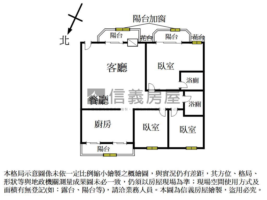 漂亮！近文華高中三房車位房屋室內格局與周邊環境