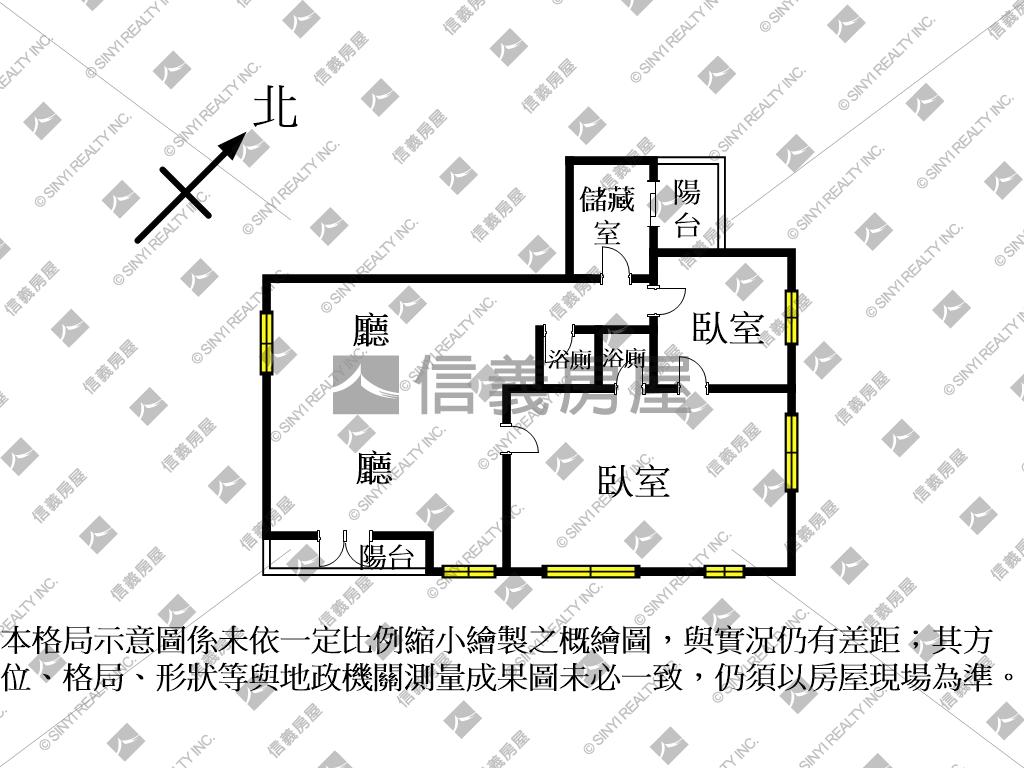 面寬挑高維瓦第黃金住店房屋室內格局與周邊環境