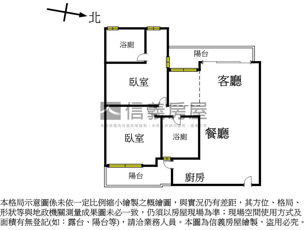 主＋陽約２６坪平車捷運宅房屋室內格局與周邊環境