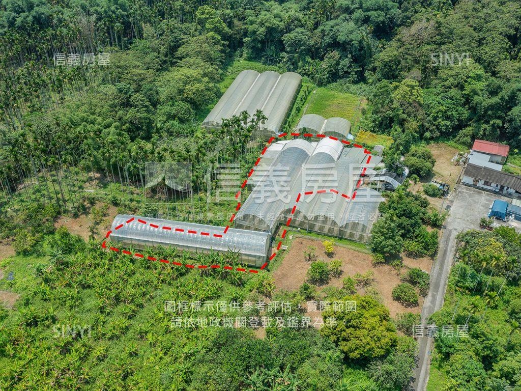 南投竹山溫室果園之一房屋室內格局與周邊環境