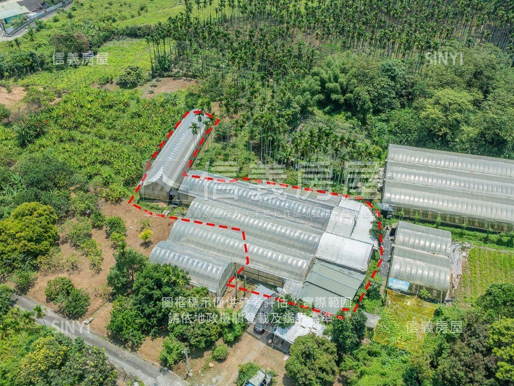 南投竹山溫室果園之一房屋室內格局與周邊環境