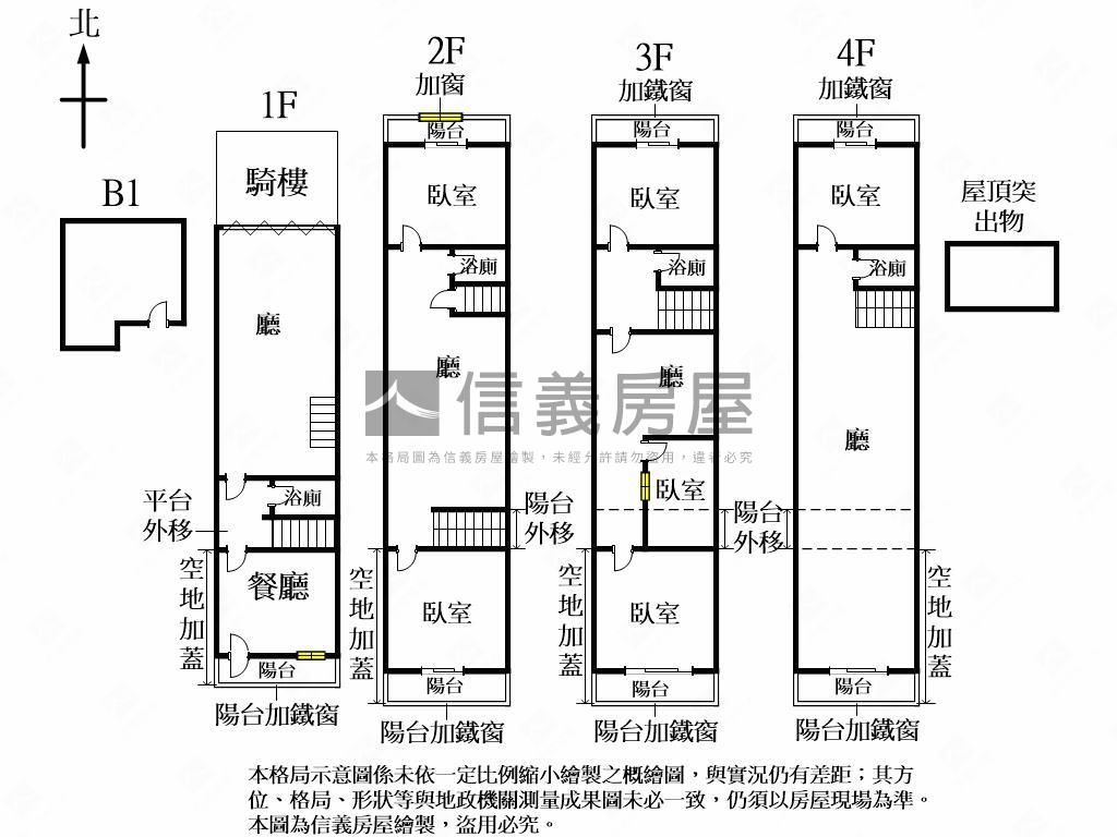 正漢口路三段郵局對面透店房屋室內格局與周邊環境