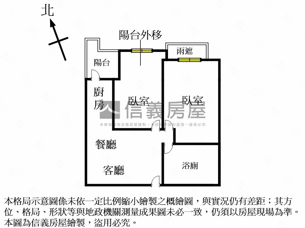 新潤峰采‧陽光區‧兩房房屋室內格局與周邊環境