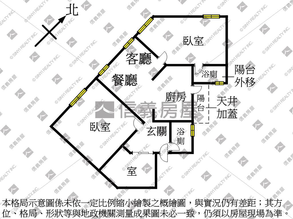 莊敬路美妝電梯２房房屋室內格局與周邊環境