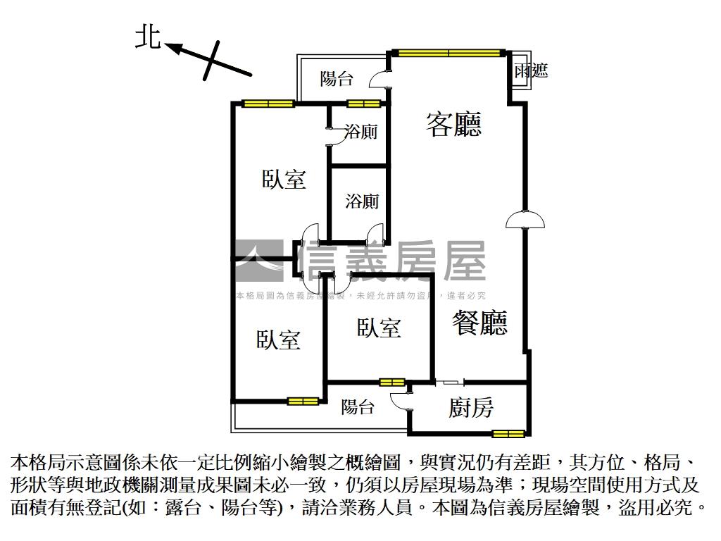 雙和新城｜質感裝潢三房房屋室內格局與周邊環境
