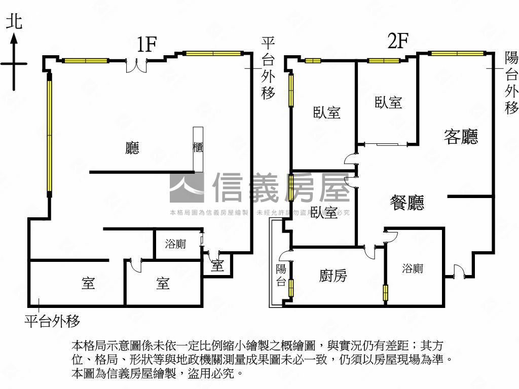 近捷運大面寬一二樓店辦房屋室內格局與周邊環境