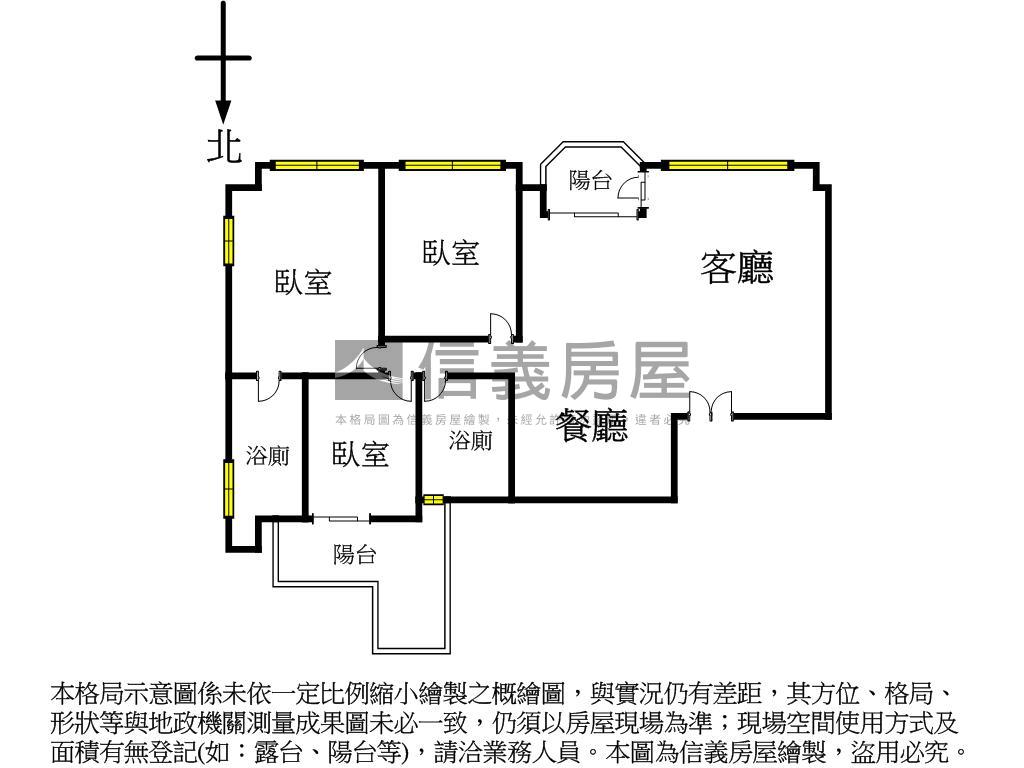 忠誠路鋼骨花園名宅房屋室內格局與周邊環境