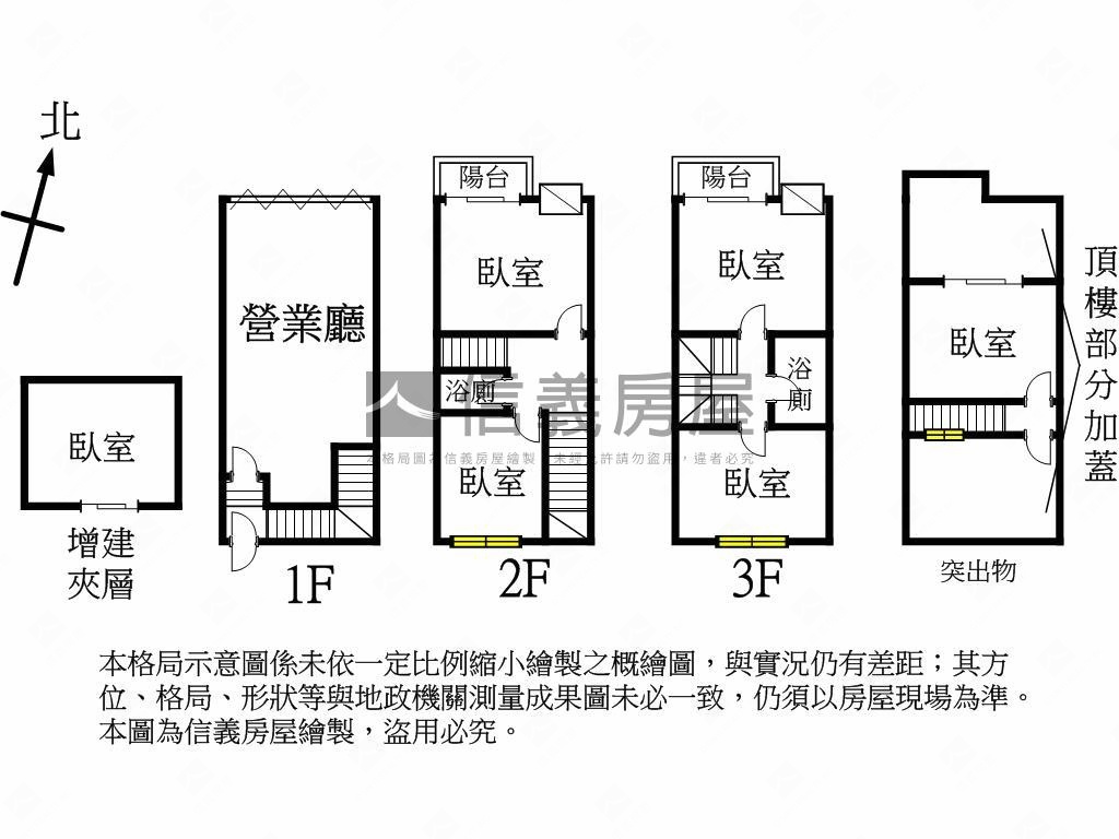 勤益旁太子建設收租透店房屋室內格局與周邊環境