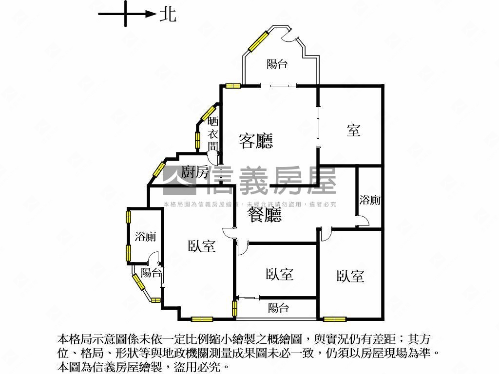 審計新村旁３房平面車位房屋室內格局與周邊環境
