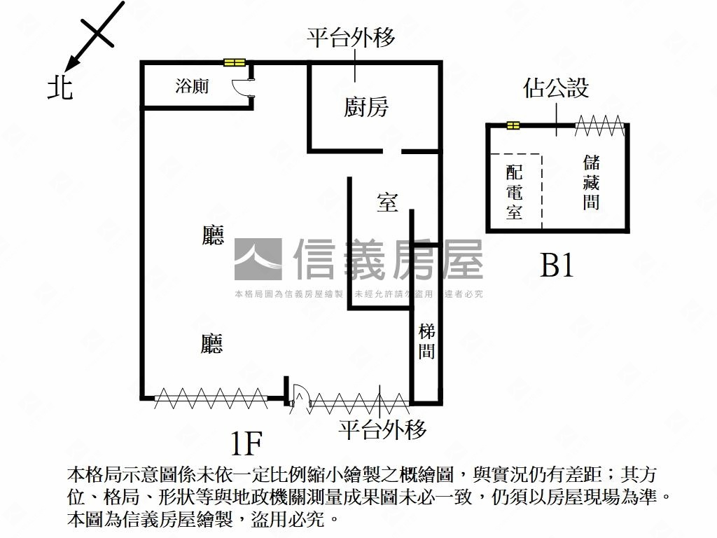 古亭同安增值燙金店霸房屋室內格局與周邊環境