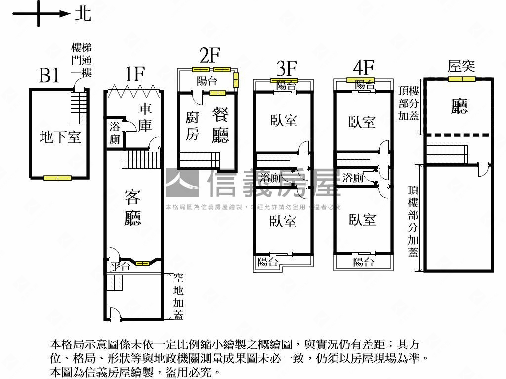 近車站大地坪好棒棒美透天房屋室內格局與周邊環境