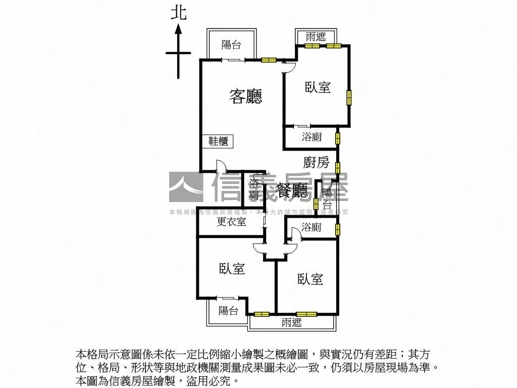 灣岸正面河景３房坡平車位房屋室內格局與周邊環境