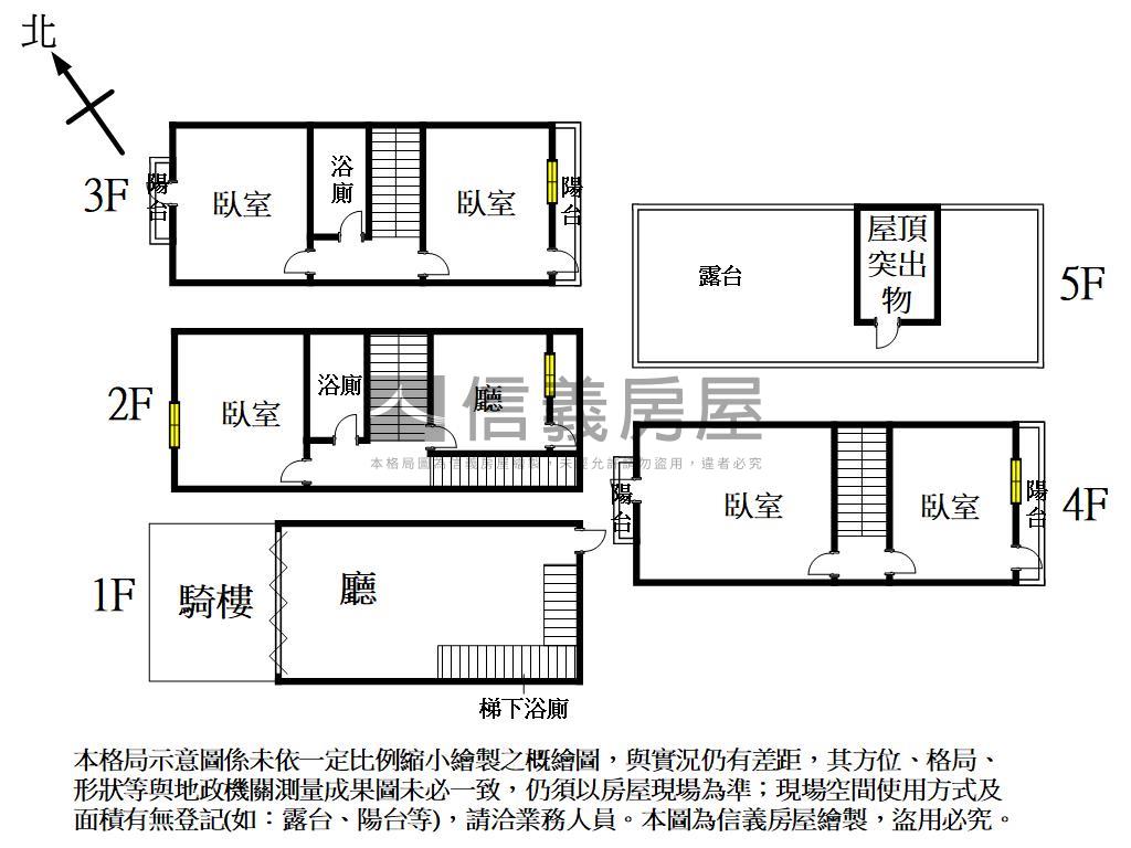 正埔陽街臨路騎樓透天房屋室內格局與周邊環境