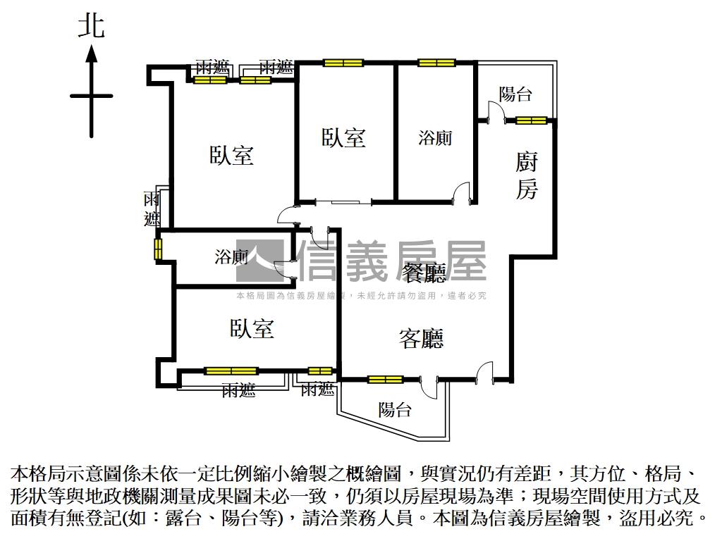 麗景非凡陽明苑房屋室內格局與周邊環境