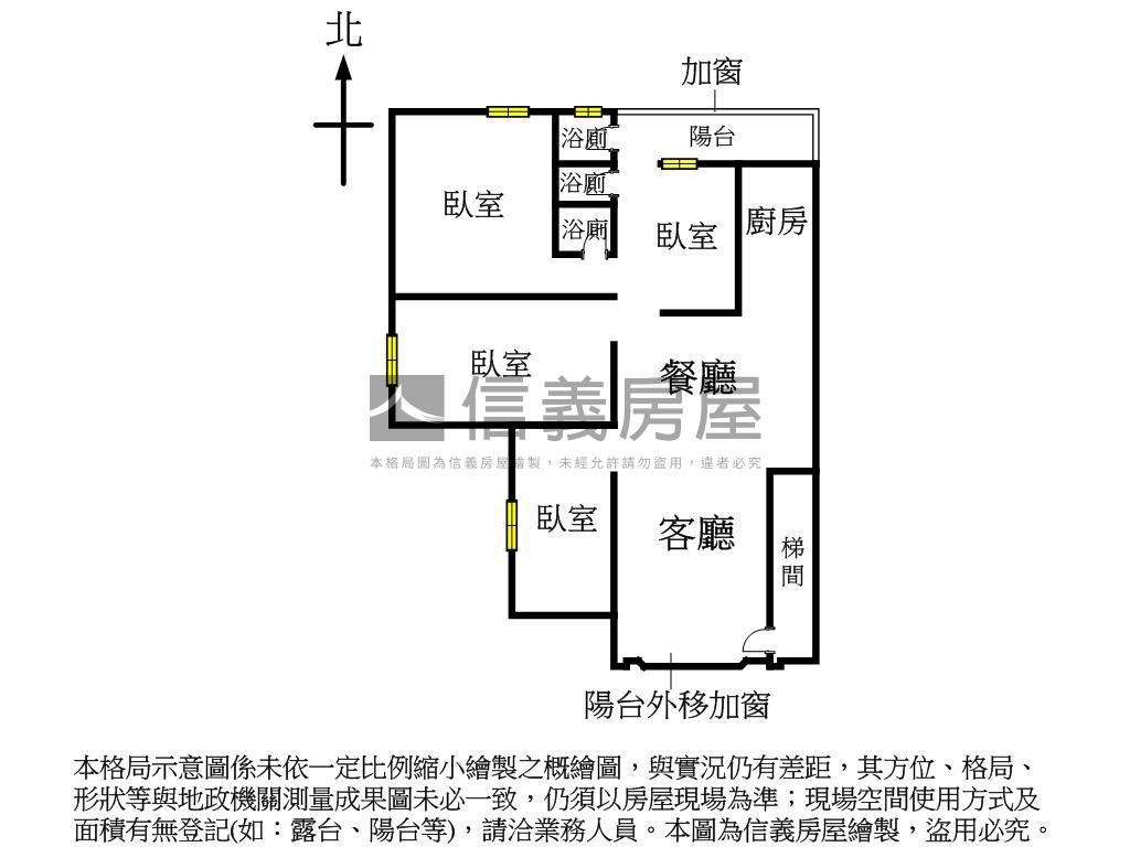 哥德花園公寓四樓房屋室內格局與周邊環境