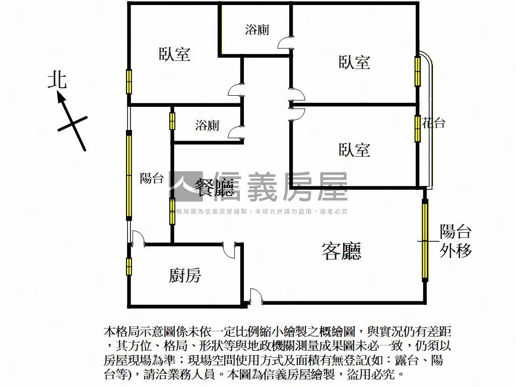 溫州公園米蘭小鎮典雅三房房屋室內格局與周邊環境