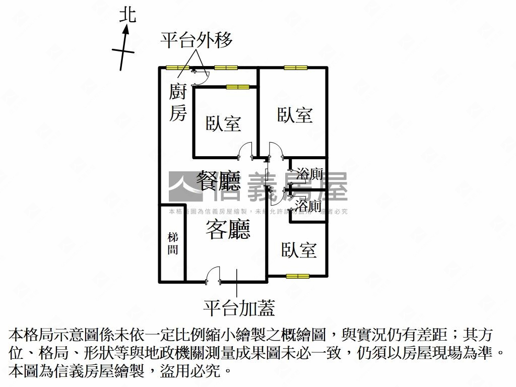 綠蔭環抱庭園一樓房屋室內格局與周邊環境